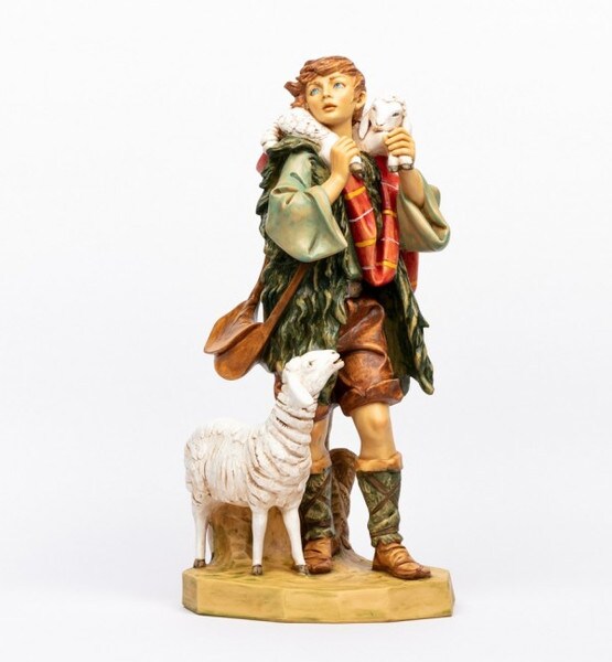 Shop shepherd boy Gabriel Lamb Sheep nativities Sculptures statues Fontanini